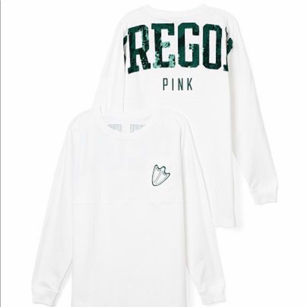 Victoria’s Secret Pink Oregon Varsity Crew Shirt